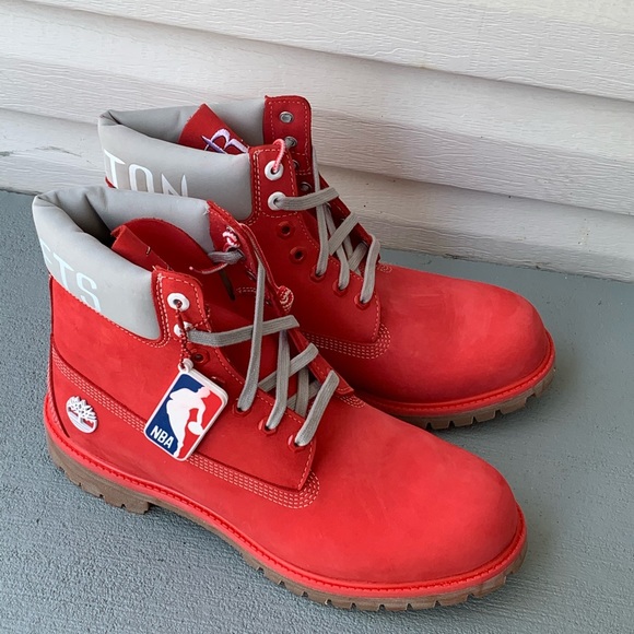 MEN'S TIMBERLAND X NBA HOUSTON ROCKETS BOOTS - Picture 10 of 10